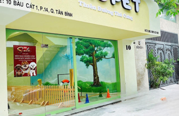 bảng hiệu quảng cáo shop thứ cưng tại Tân Bình
